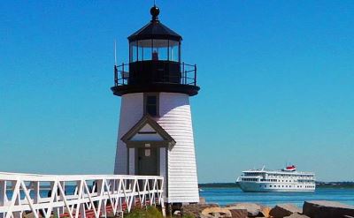 American Cruise Lines ship in New England