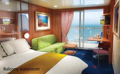 Norwegian Dawn balcony stateroom